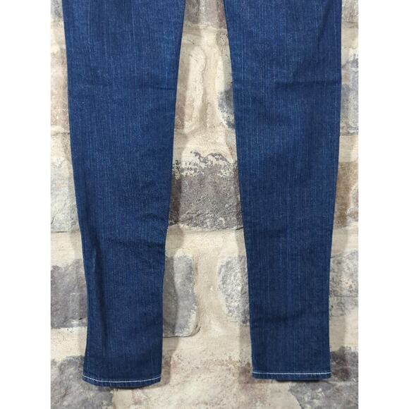 True Religion Jeans Woman's 28 Julie Dark Wash Bejeweled Y2K Button Pockets - Picture 8 of 14